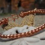 Braided 16-strand Copper Bracelet Size 7 1/2