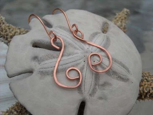 Hand-forged, Copper Curves